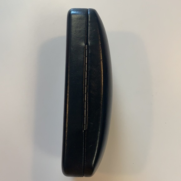 Coach black faux leather eye/ sunglasses case Unisex-1 - Picture 6 of 9